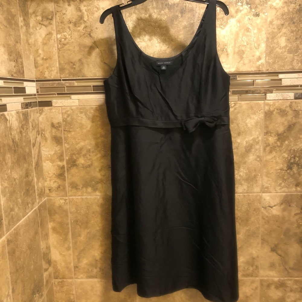Banana Republic little black dress with bow